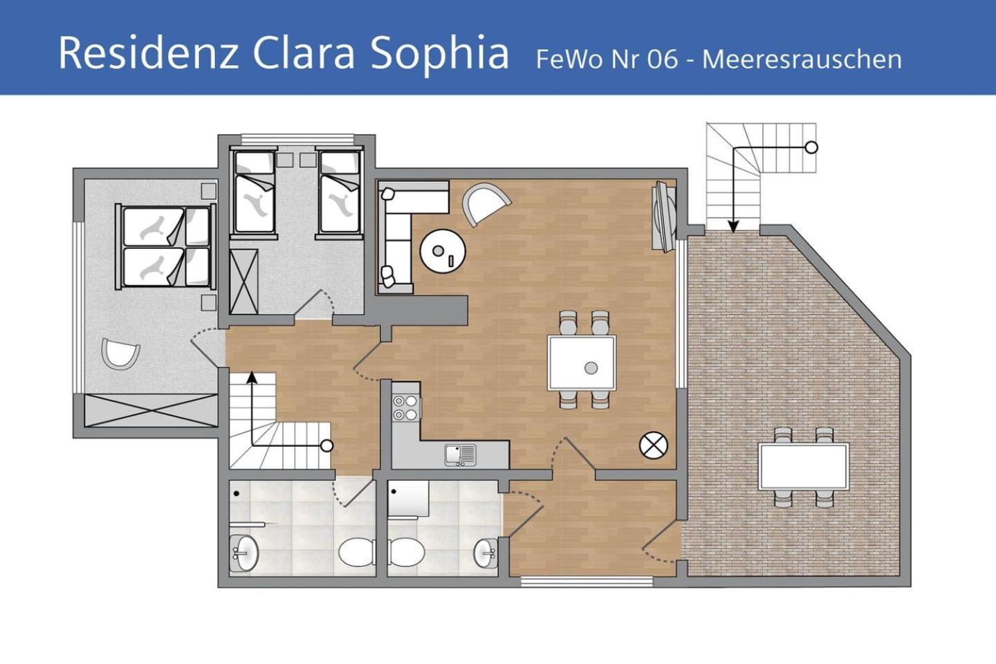 Ferienwohnung Meeresrauschen In Der Residenz Clara Sophia Binz Exterior photo